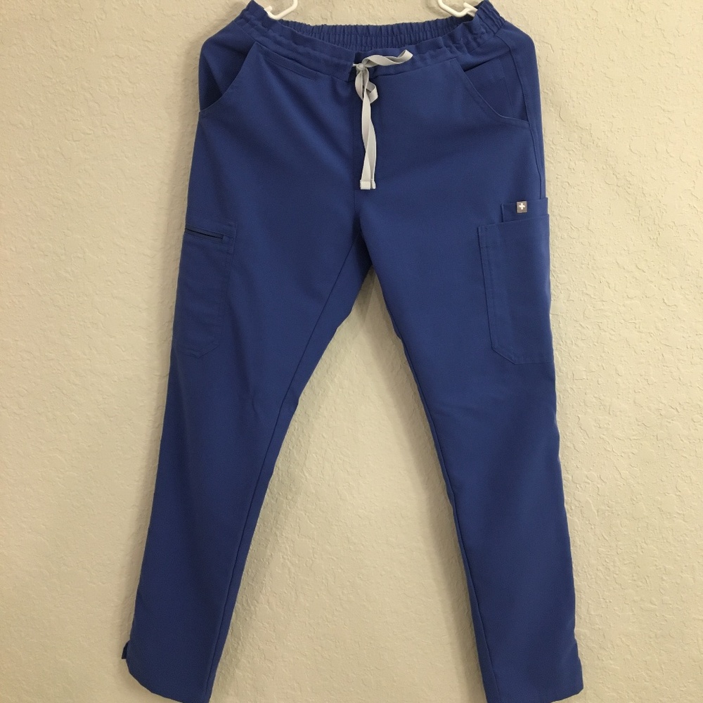 FIGS Yola Skinny Scrub Pants Denim